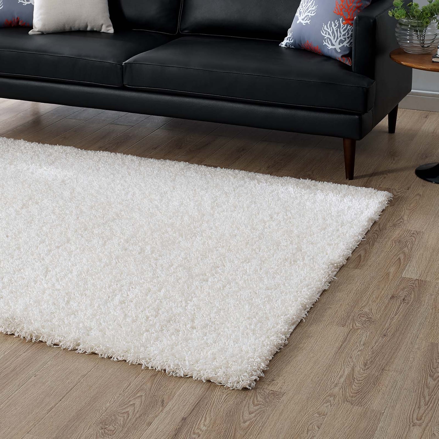 Enyssa Solid Shag Area Rug by Modway