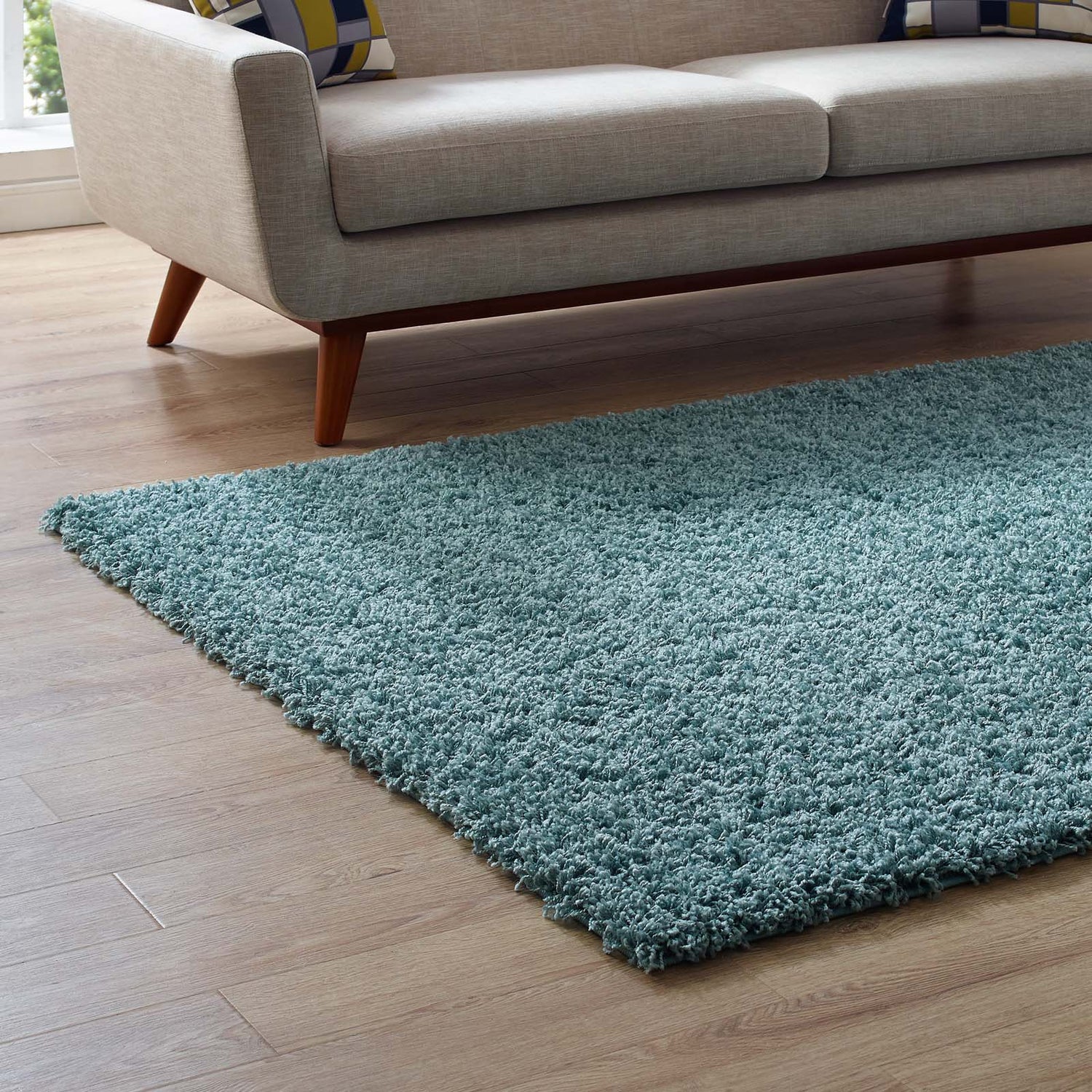 Enyssa Solid Shag Area Rug by Modway