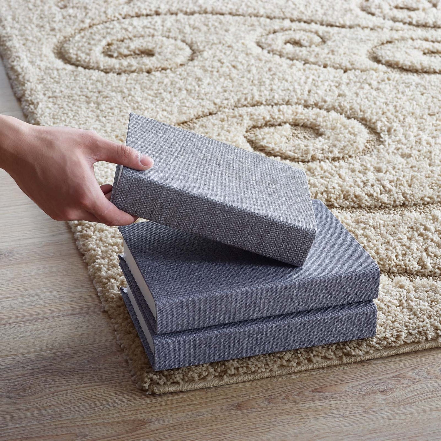 Jubilant Sprout Scrolling Vine Shag Area Rug by Modway