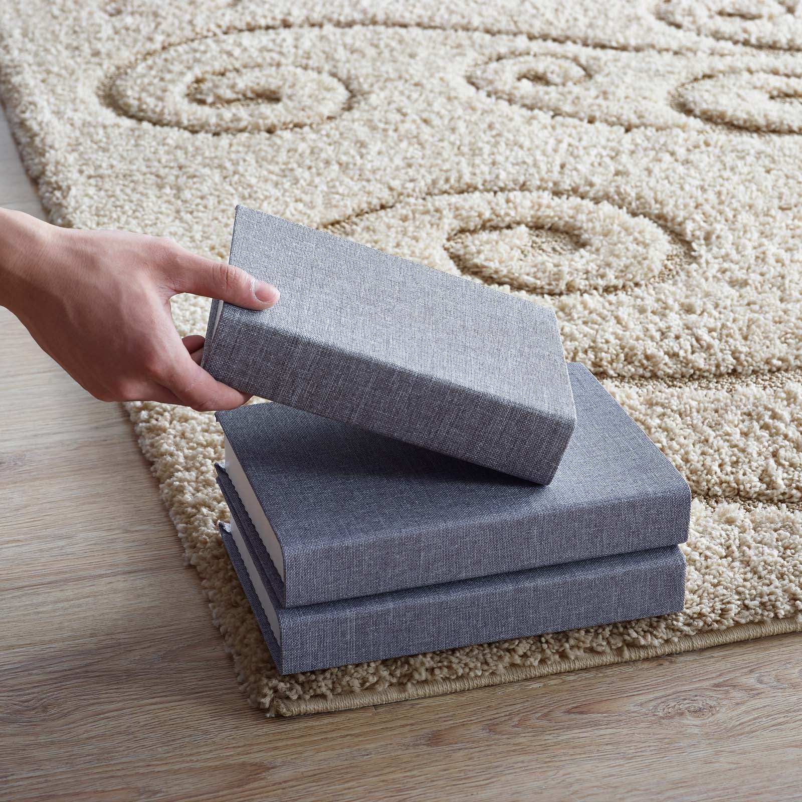 Jubilant Sprout Scrolling Vine Shag Area Rug by Modway