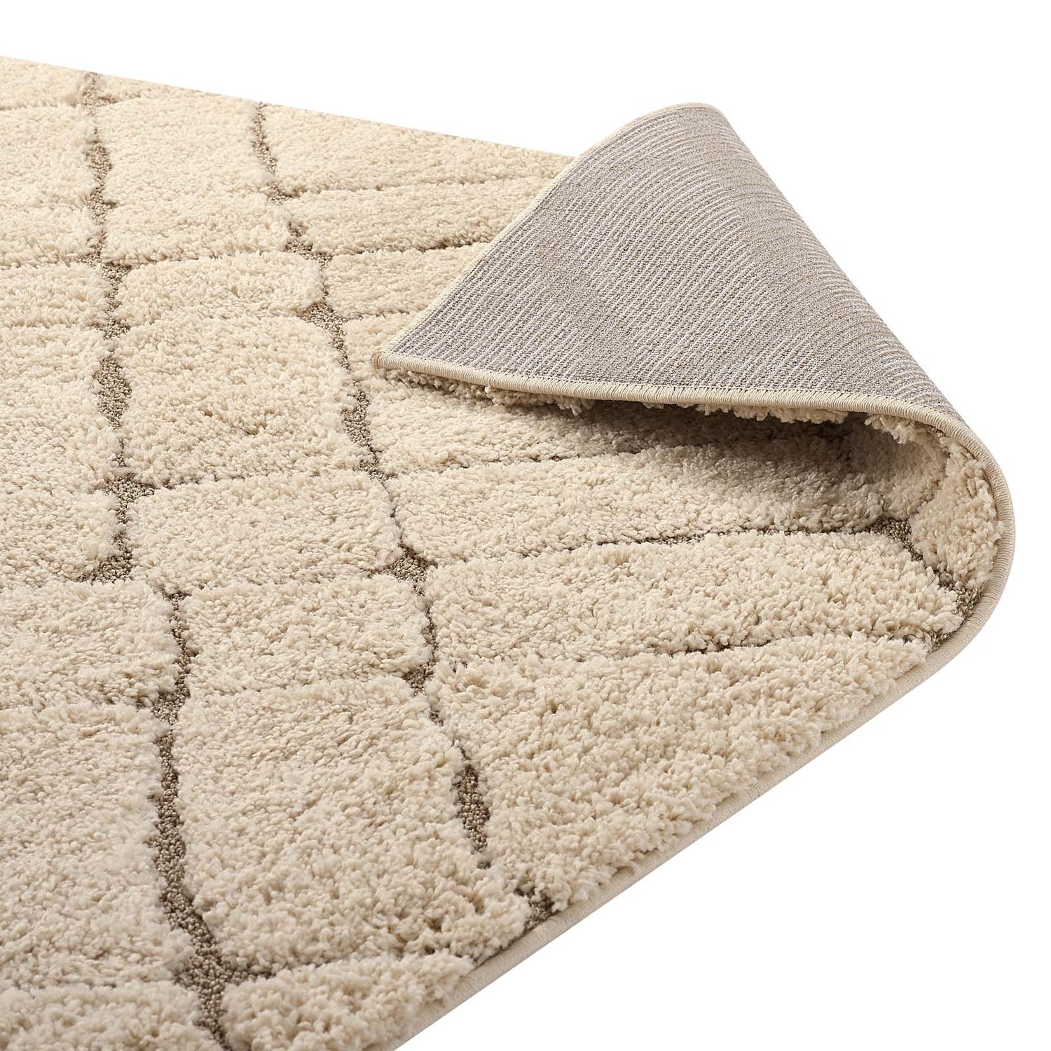Jubilant Verona Abstract Geometric Shag Area Rug by Modway