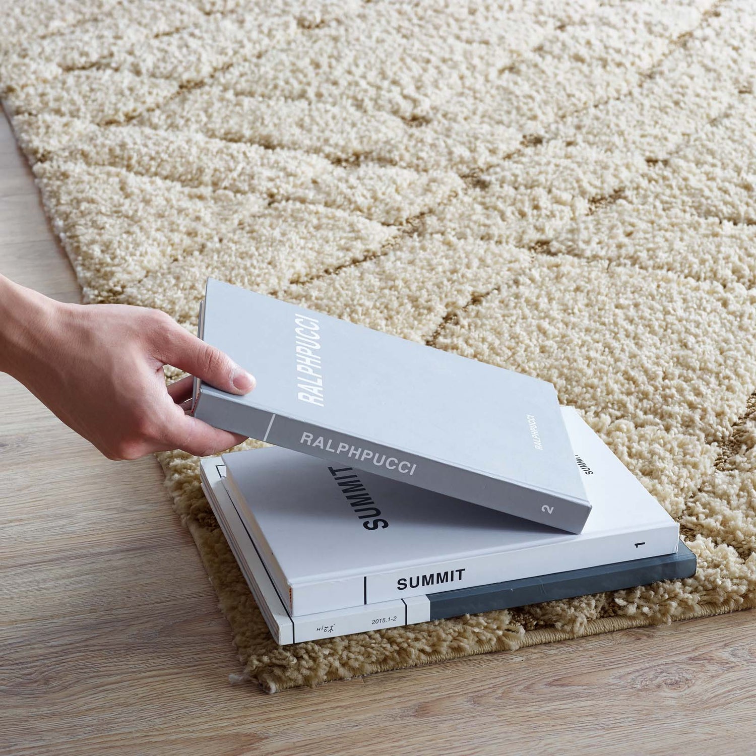 Jubilant Verona Abstract Geometric Shag Area Rug by Modway