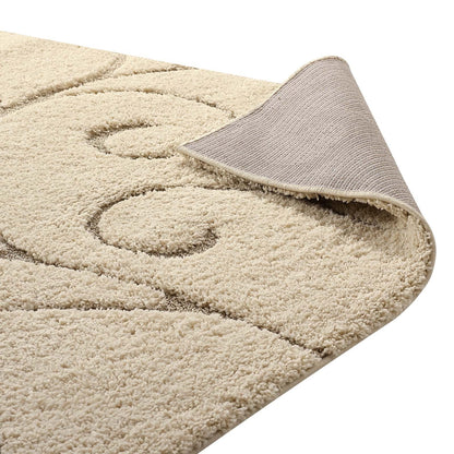 Jubilant Burgeon Scrolling Vine Shag Area Rug by Modway