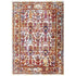 Ivory, Blue, Orange, Yellow, Red / 5x8