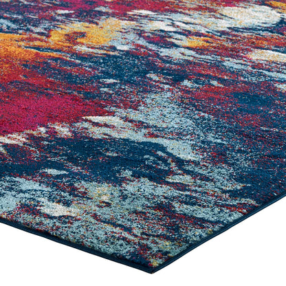 Entourage Foliage Contemporary Modern Abstract Area Rug by Modway