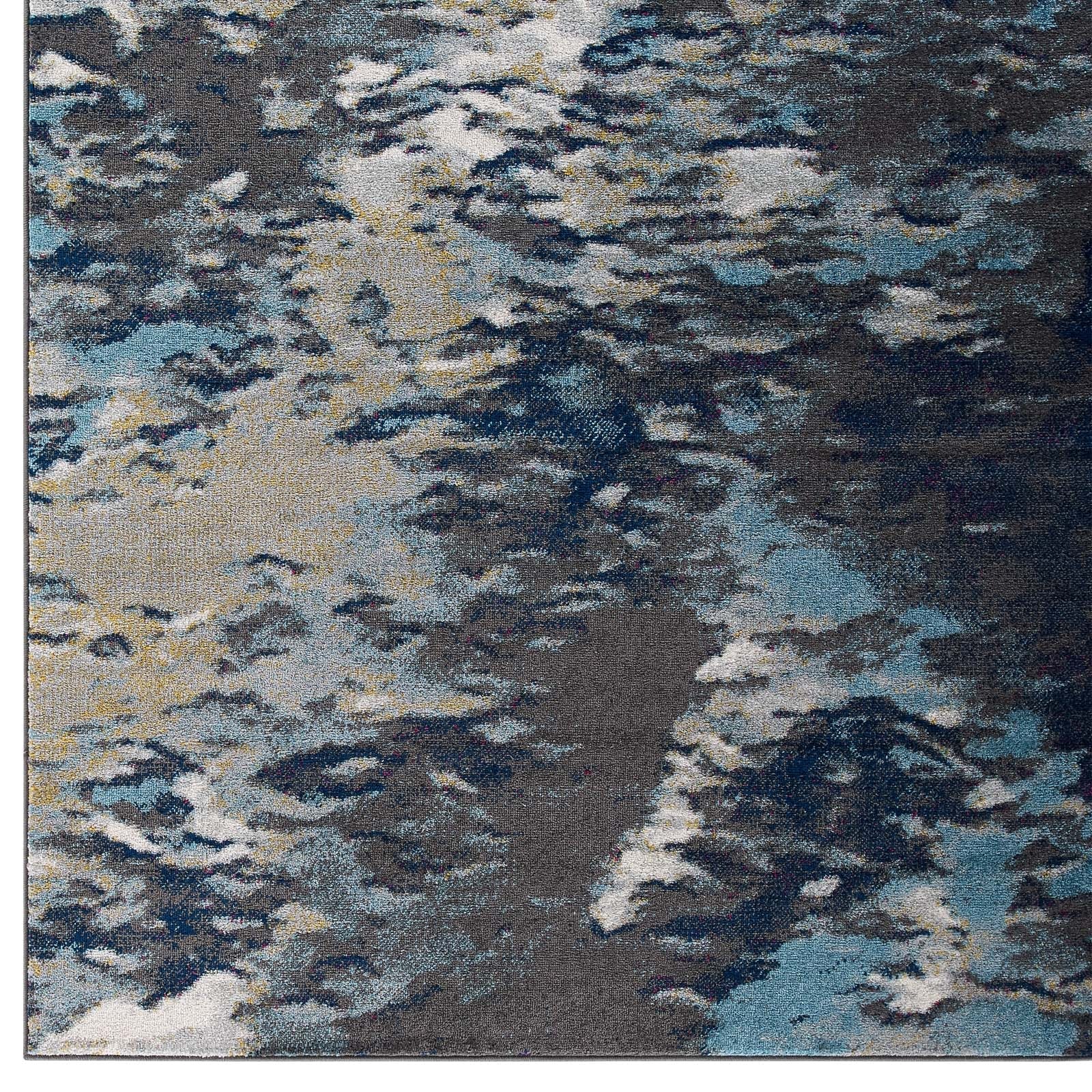 Entourage Foliage Contemporary Modern Abstract Area Rug by Modway