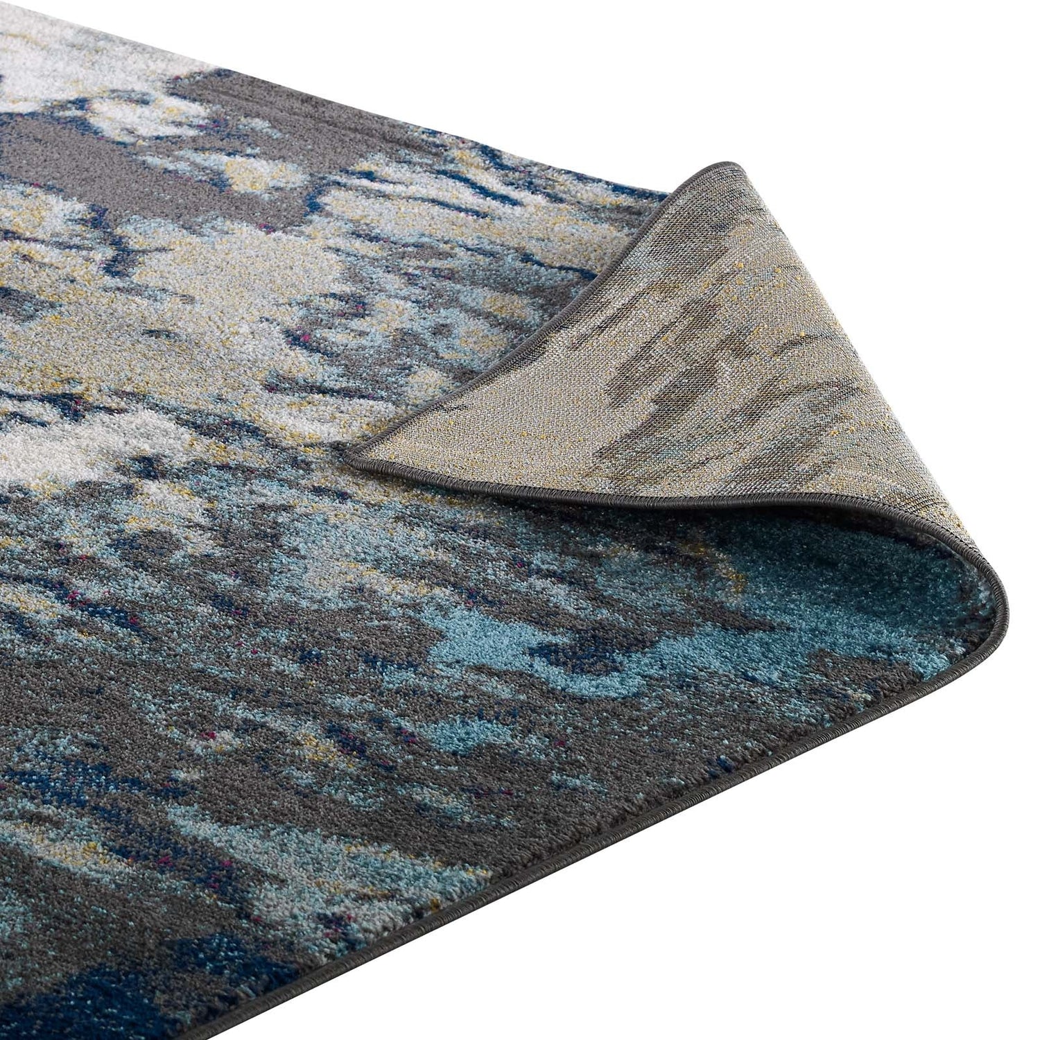 Entourage Foliage Contemporary Modern Abstract Area Rug by Modway