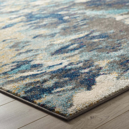 Entourage Foliage Contemporary Modern Abstract Area Rug by Modway