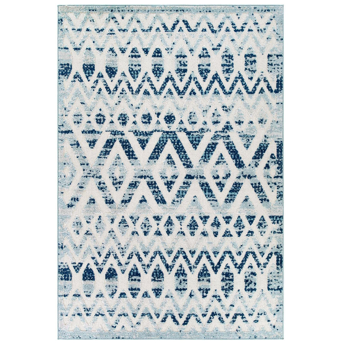 Reflect Tamako Diamond and Chevron Moroccan Trellis Indoor / Outdoor Area Rug by Modway