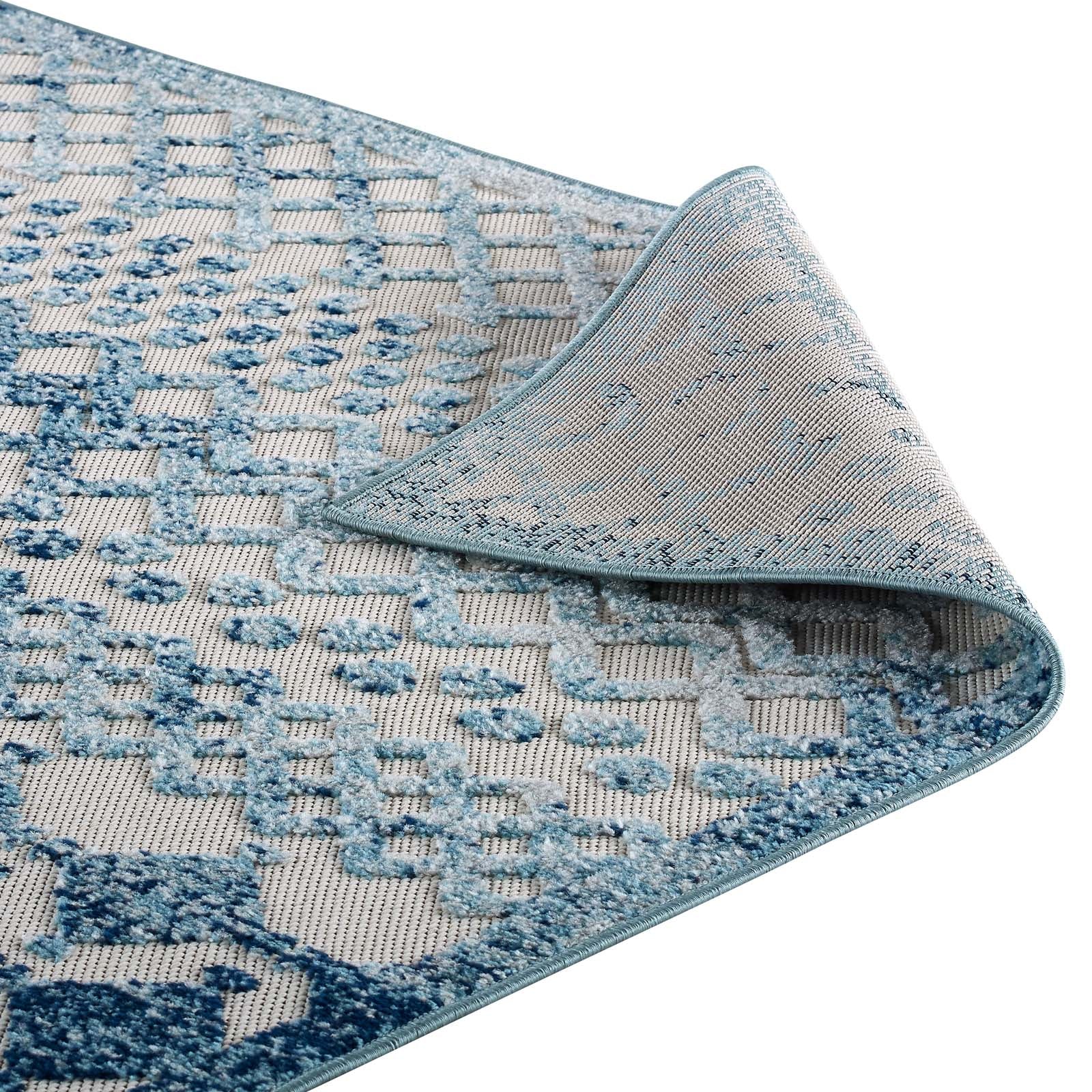 Reflect Giada Abstract Diamond Moroccan Trellis Indoor/Outdoor Area Rug by Modway