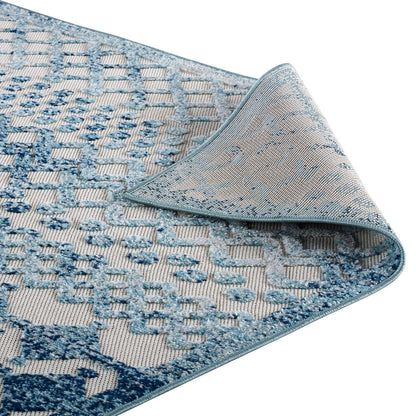 Reflect Giada Abstract Diamond Moroccan Trellis Indoor/Outdoor Area Rug by Modway