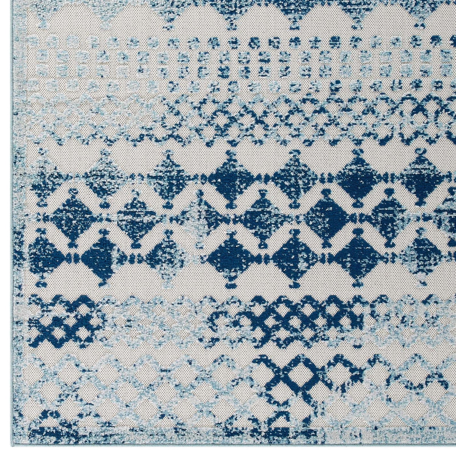 Reflect Giada Abstract Diamond Moroccan Trellis Indoor/Outdoor Area Rug by Modway