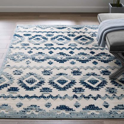 Reflect Takara Abstract Diamond Moroccan Trellis Indoor and Outdoor Area Rug by Modway