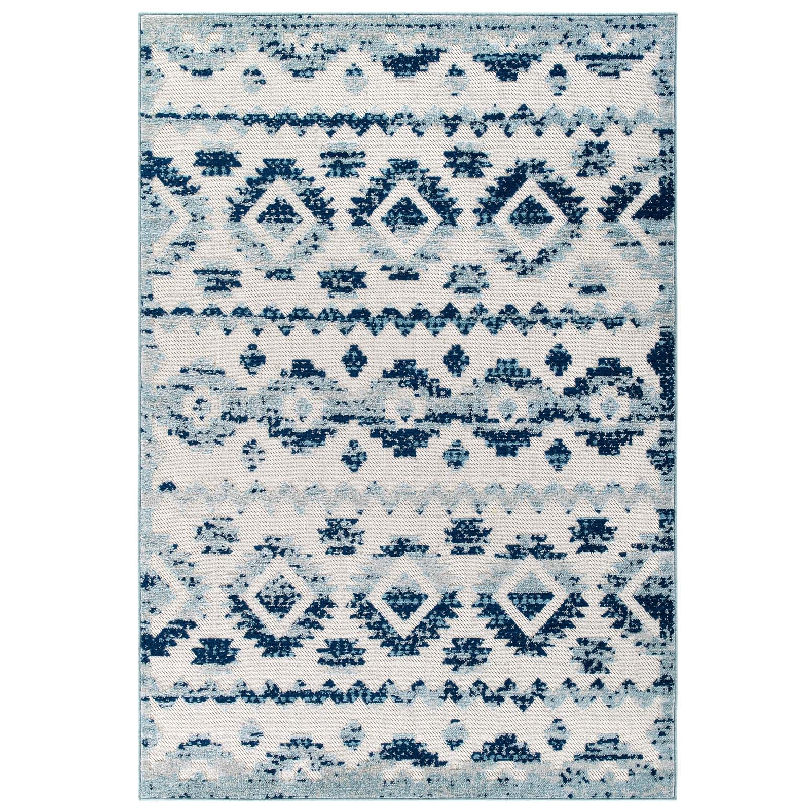 Reflect Takara Abstract Diamond Moroccan Trellis Indoor and Outdoor Area Rug by Modway