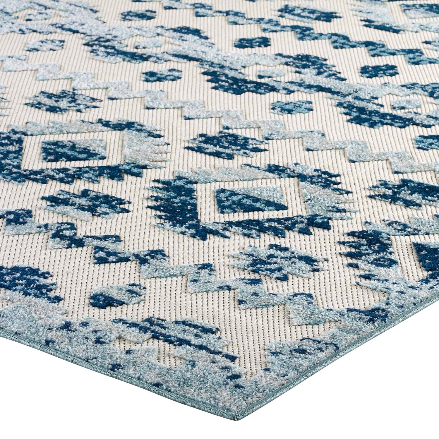 Reflect Takara Abstract Diamond Moroccan Trellis Indoor and Outdoor Area Rug by Modway