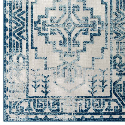 Reflect Nyssa Distressed Geometric Southwestern Aztec Indoor/Outdoor Area Rug by Modway