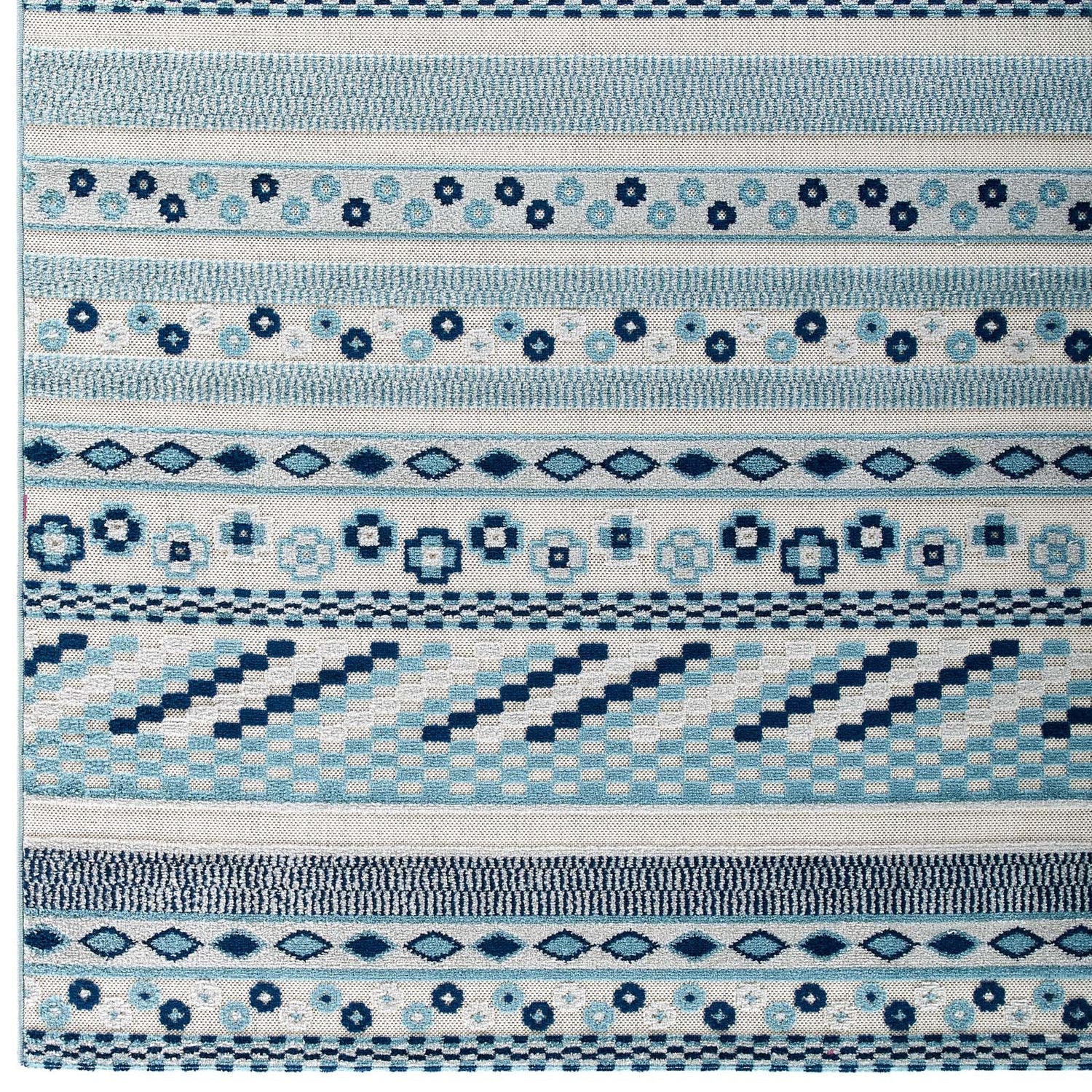 Reflect Cadhla Vintage Abstract Geometric Lattice Indoor and Outdoor Area Rug by Modway