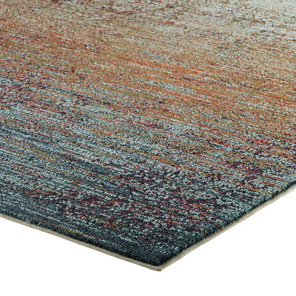 Tribute Jacinda Rustic Distressed Vintage Lattice Area Rug by Modway