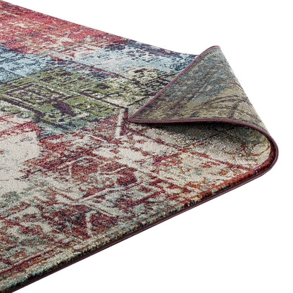 Tribute Elowen Contemporary Modern Vintage Mosaic Area Rug by Modway