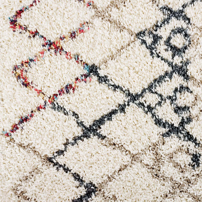 Skadi Rainbow Diamond Shag Area Rug by Modway
