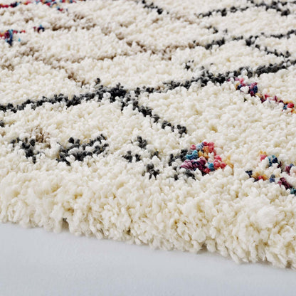 Skadi Rainbow Diamond Shag Area Rug by Modway