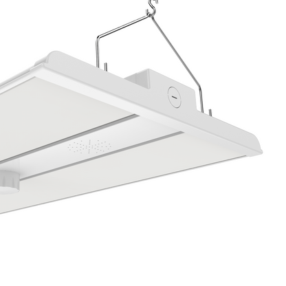 2FT Linear LED High Bay Light 165W, 5000K, 23,100Lumens 0-10V Dim With sensor 120-277V, White