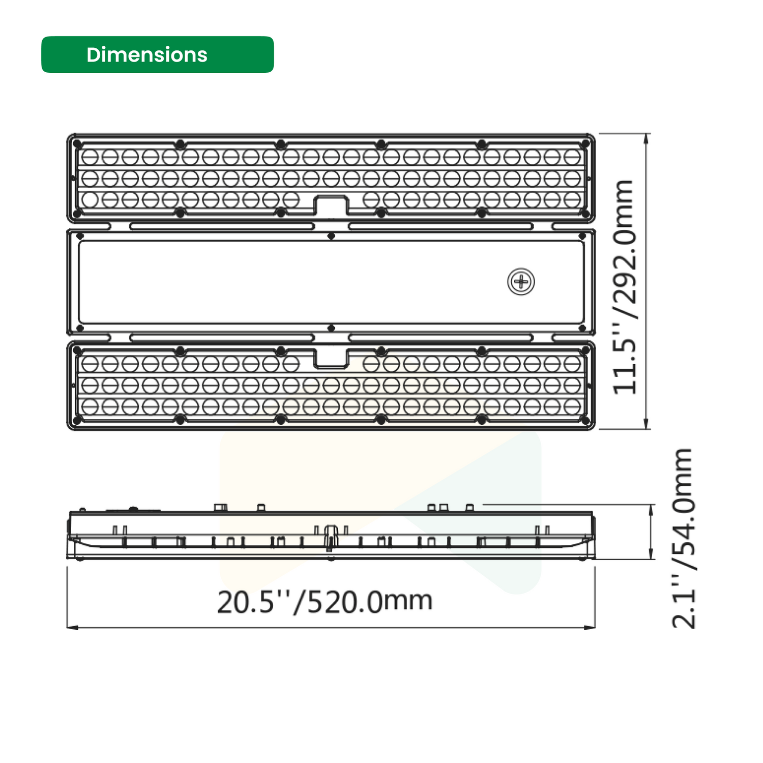 1.7FT LED Linear High Bay Light 30/180/210W Wattage Adjustable, 5000K - 31500Lumens 0-10V Dimmable With sensor base - 120-277VAC Input Voltage - DLC 5.1 Premium, White