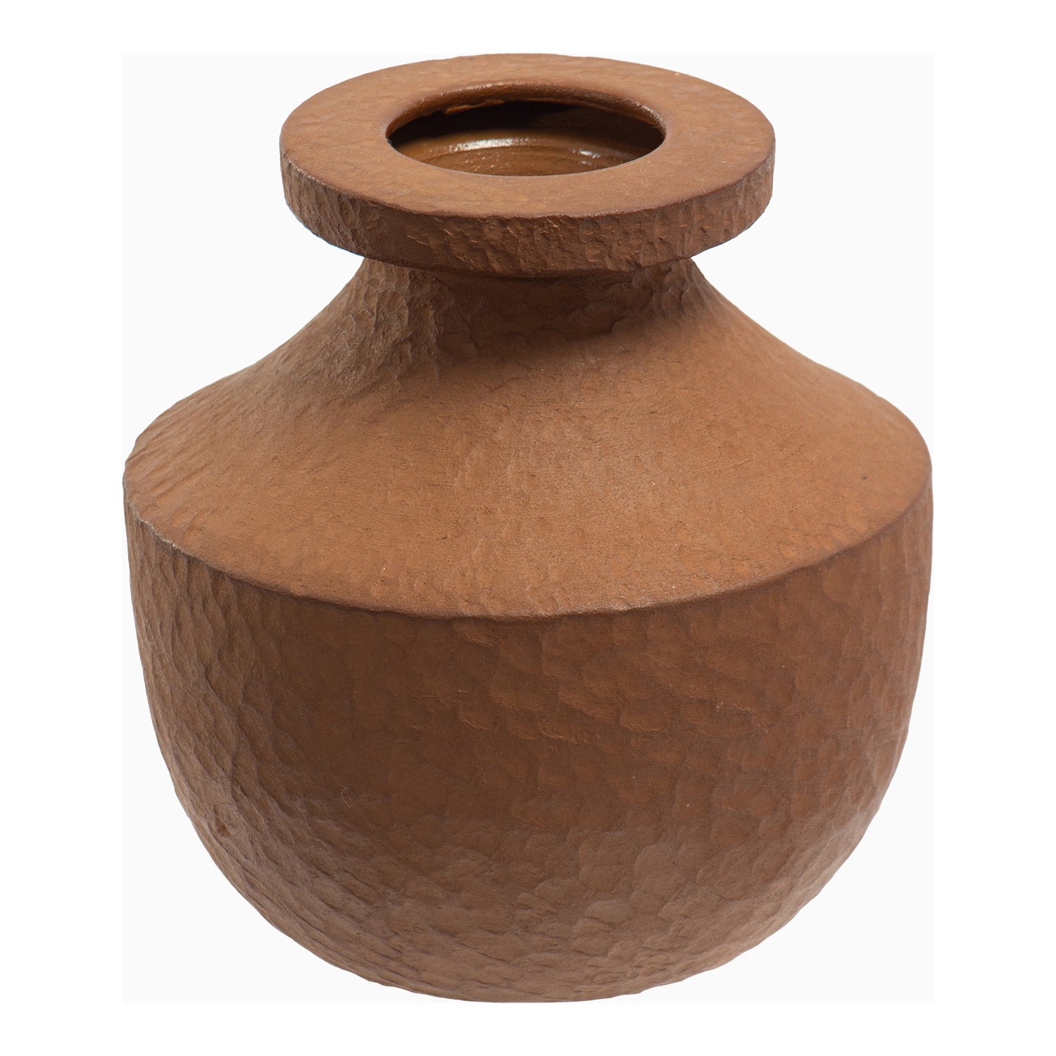 Latte Decorative Vessel Vases, Brown