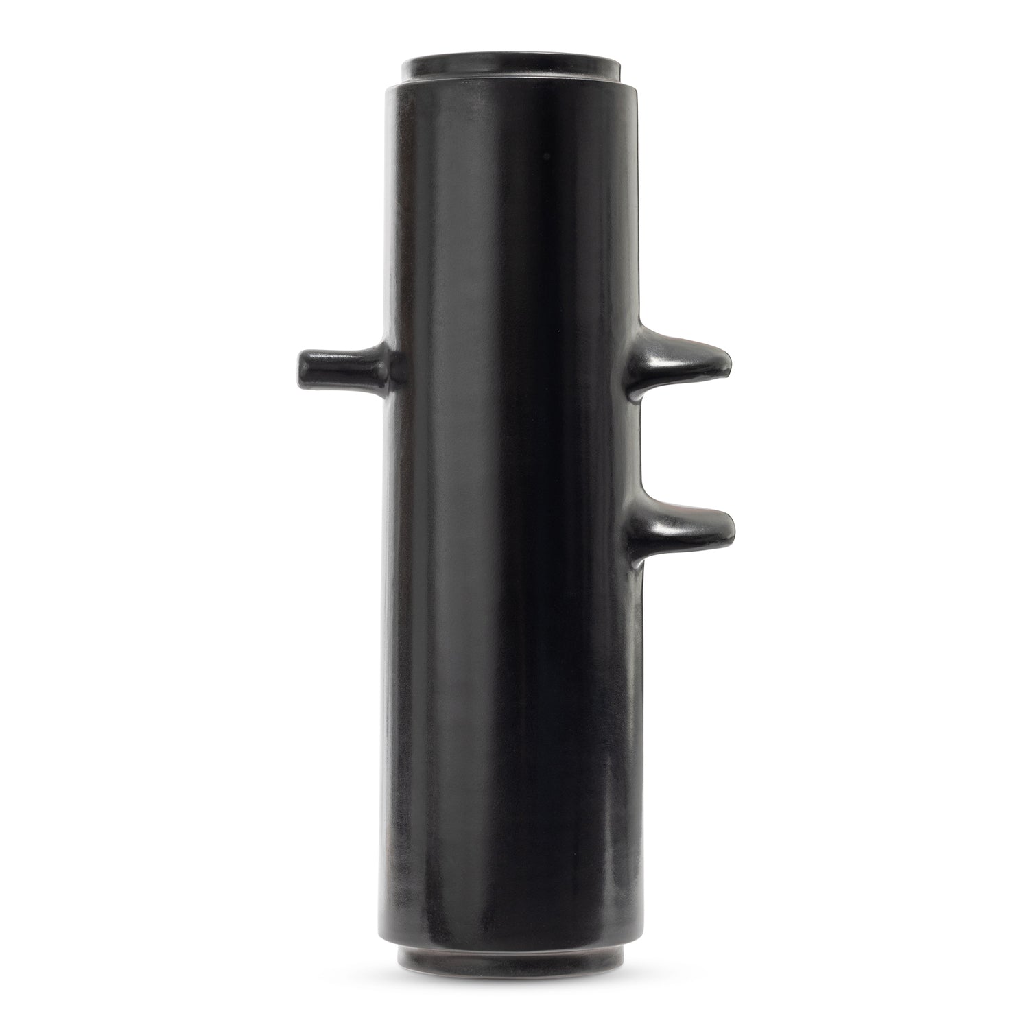 Ezri 12In Vase Matt Black Vases, Black