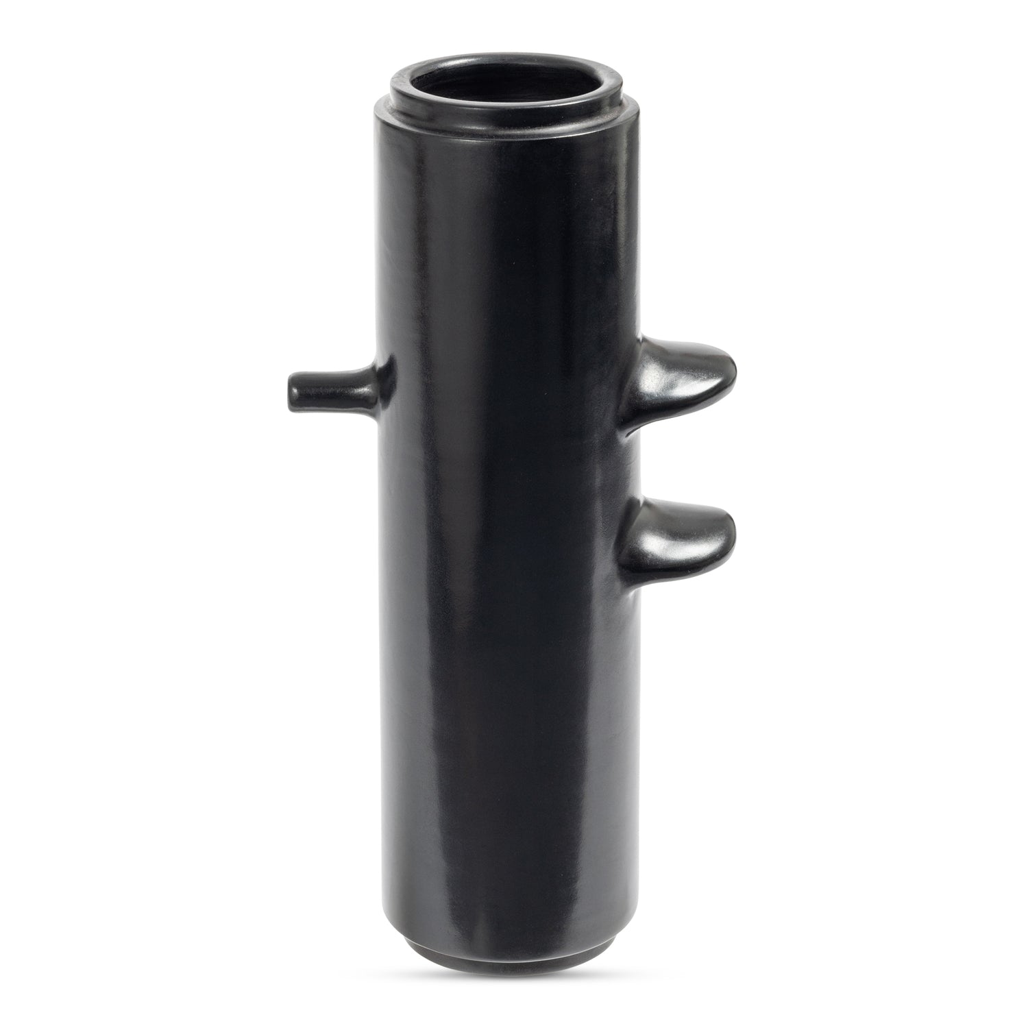 Ezri 12In Vase Matt Black Vases, Black