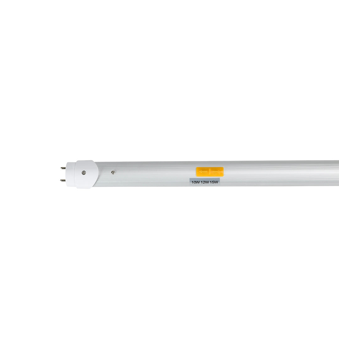 4ft LED Tube Light - 12W, 4000K, 1650 Lumens, Ballast Compatible, Plug and Play, Nano Plastics Housing, 100-277VAC, Frosted Lens - 42 Pack