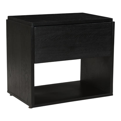 Hettie Side Table Side Table, Brown / Tempered Glass Top