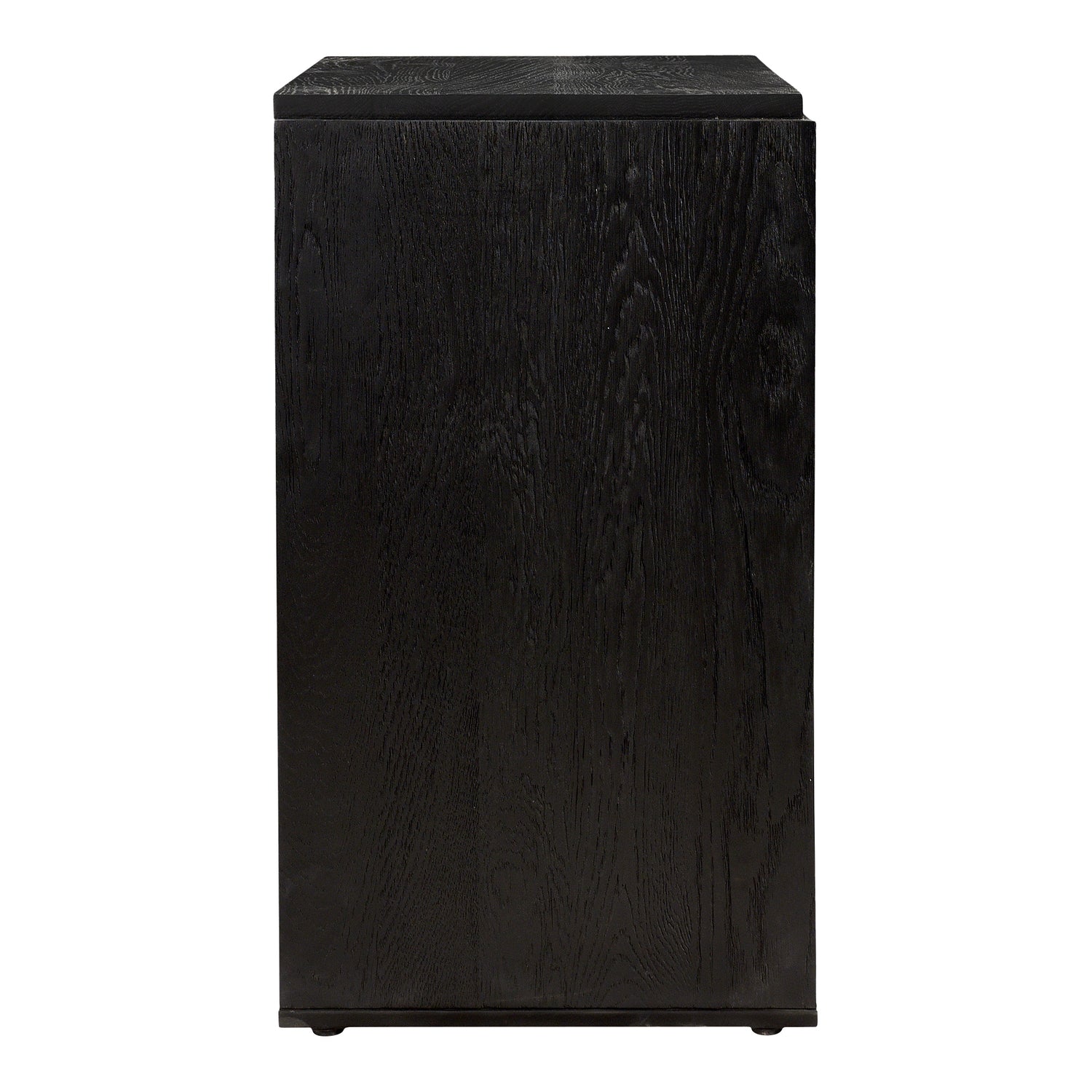 Quentin Nightstand Black Nightstands, Black / Iron Base