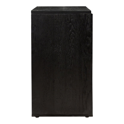 Quentin Nightstand Black Nightstands, Black / Iron Base