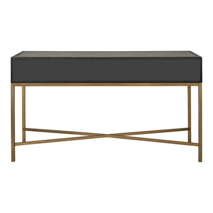 Mako Sideboard Small Sideboards, Grey / Brass Legs