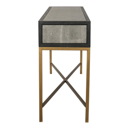 Mako Sideboard Small Sideboards, Grey / Brass Legs