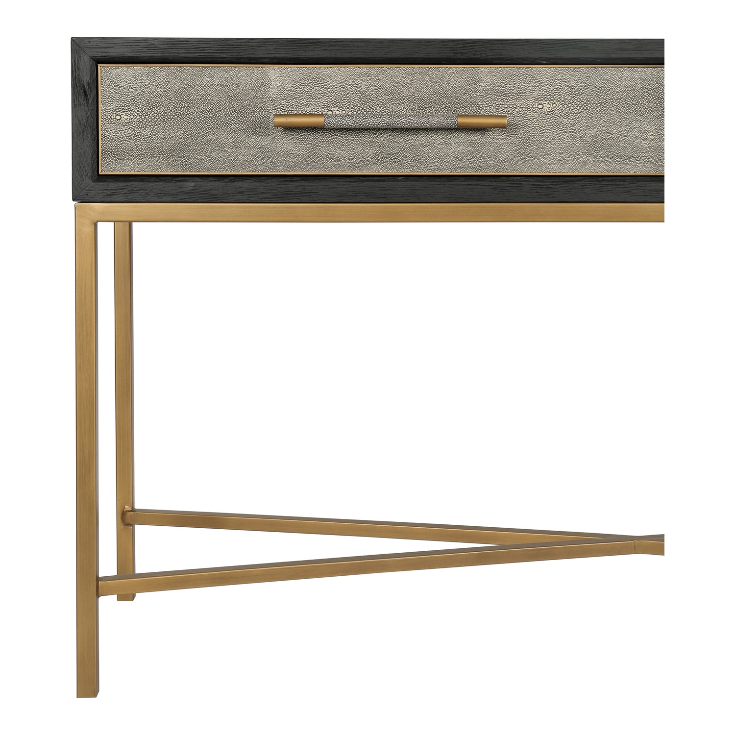 Mako Sideboard Small Sideboards, Grey / Brass Legs