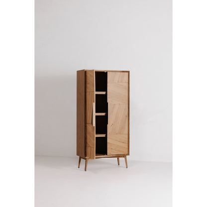 Charleston Small Cabinet Cabinets, Natural / Oak Veneer Over Plywood Cabinet