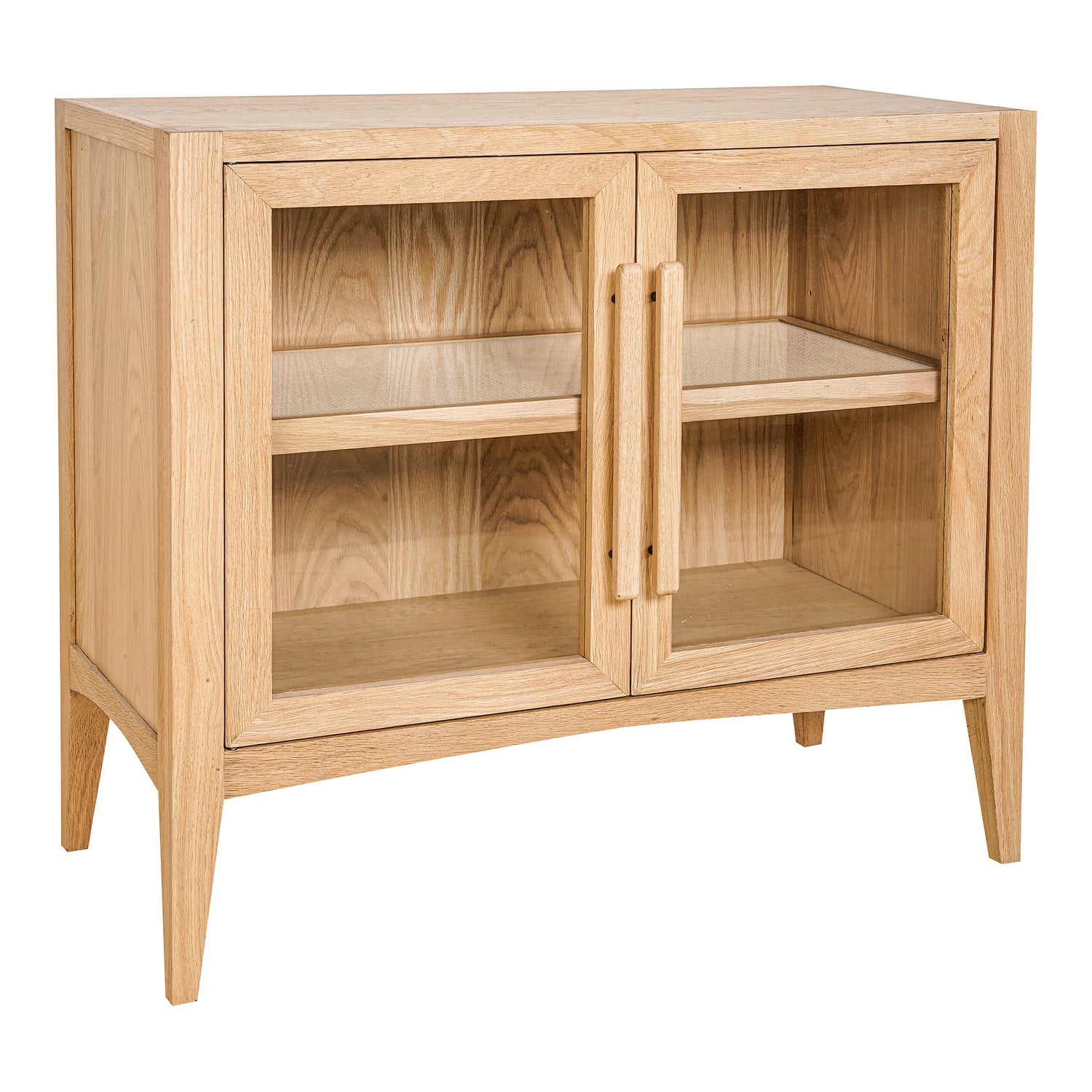 Harris Sideboard Sideboards, Natural / Oak Veneer on Plywood Top, Side and Bottom