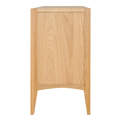 Harris Sideboard Sideboards, Natural / Oak Veneer on Plywood Top, Side and Bottom