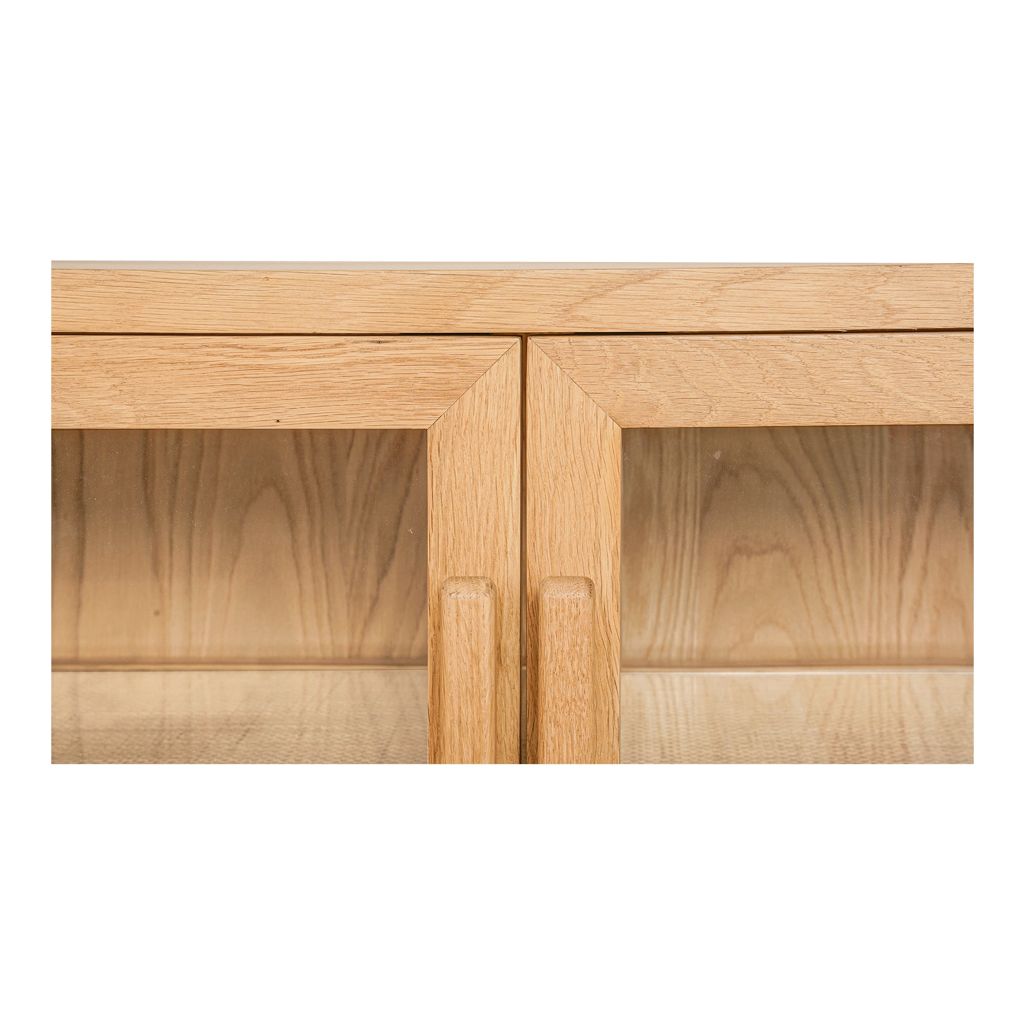 Harris Sideboard Sideboards, Natural / Oak Veneer on Plywood Top, Side and Bottom