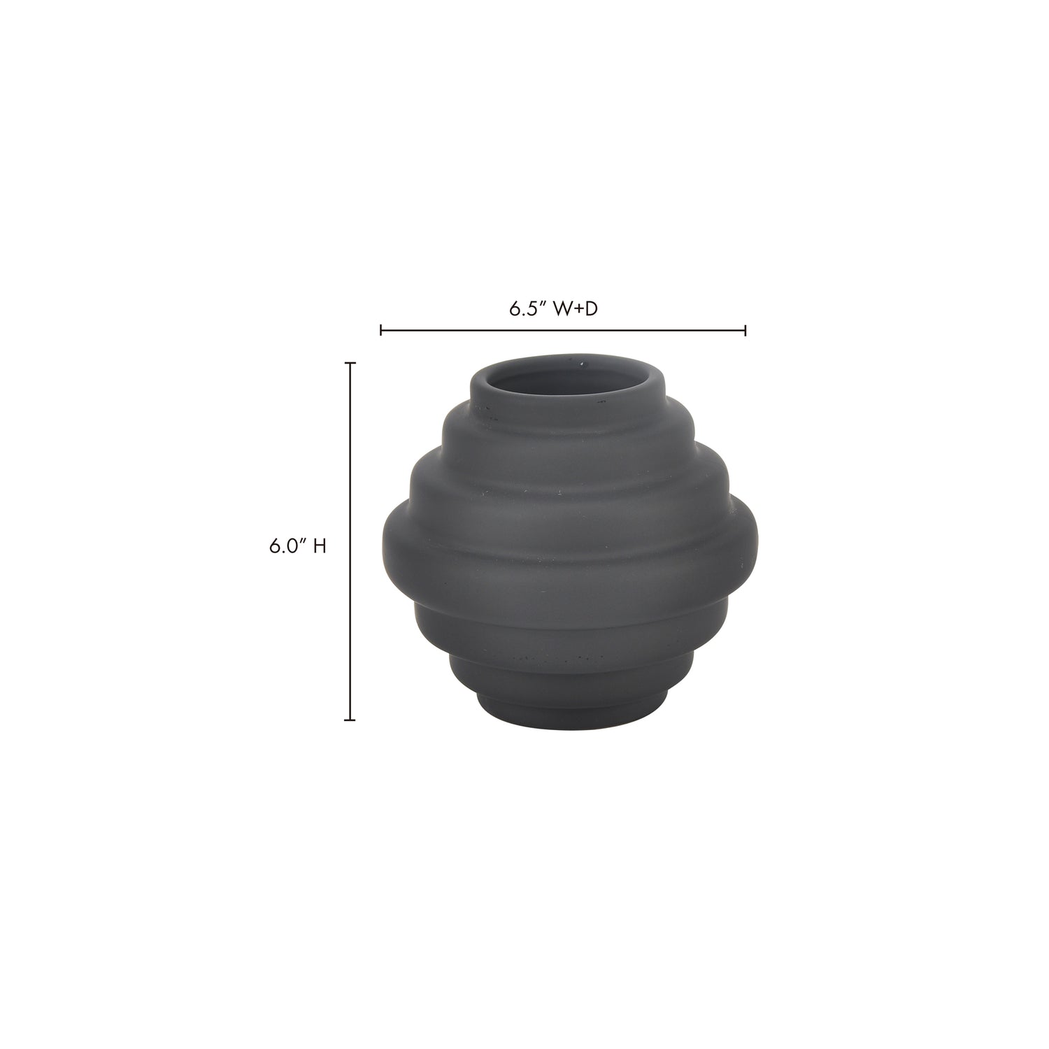 Illustrate Vase Small Vases, Black