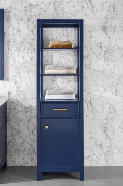 Stylish 21&quot; Blue Linen Cabinet - Quality Craftsmanship With 1-Year Manufacturer Defects Warranty