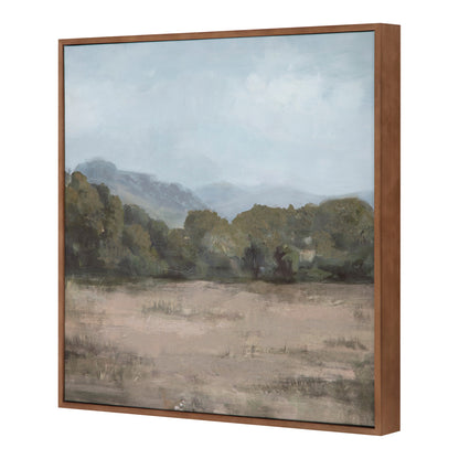 Natural World Framed Painting Paintings, Multicolor / Pine Frame and Stretchers