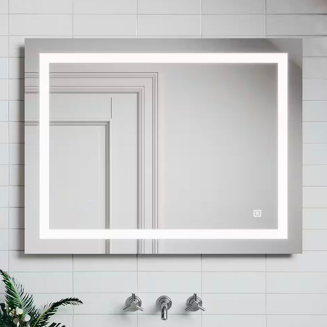 36x 30Inch (Landscape) LED Vanity Mirror with Lights, Anti-Fog, CRI 90+, Makeup Mirror with Lights, Touch Switch Control, CCT Adjustable With Remembrance, LED Mirror for Bathroom