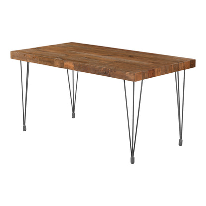 Bonnet Console Table Console Tables, Natural / Iron Base