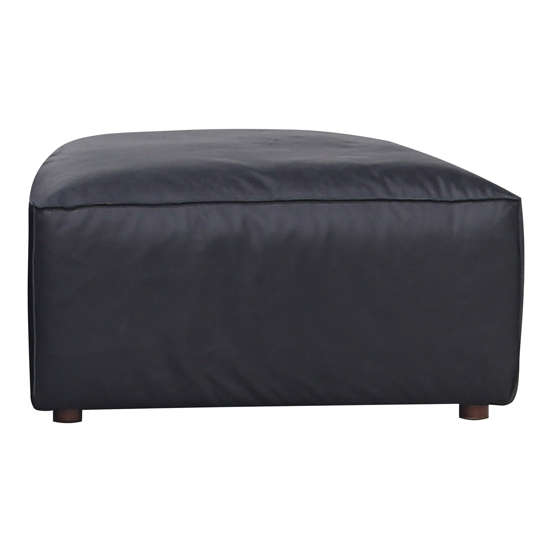 Forma Slipper Chair Vantage Black Leather Slipper Chairs, Black / Solid Wood and Plywood frame