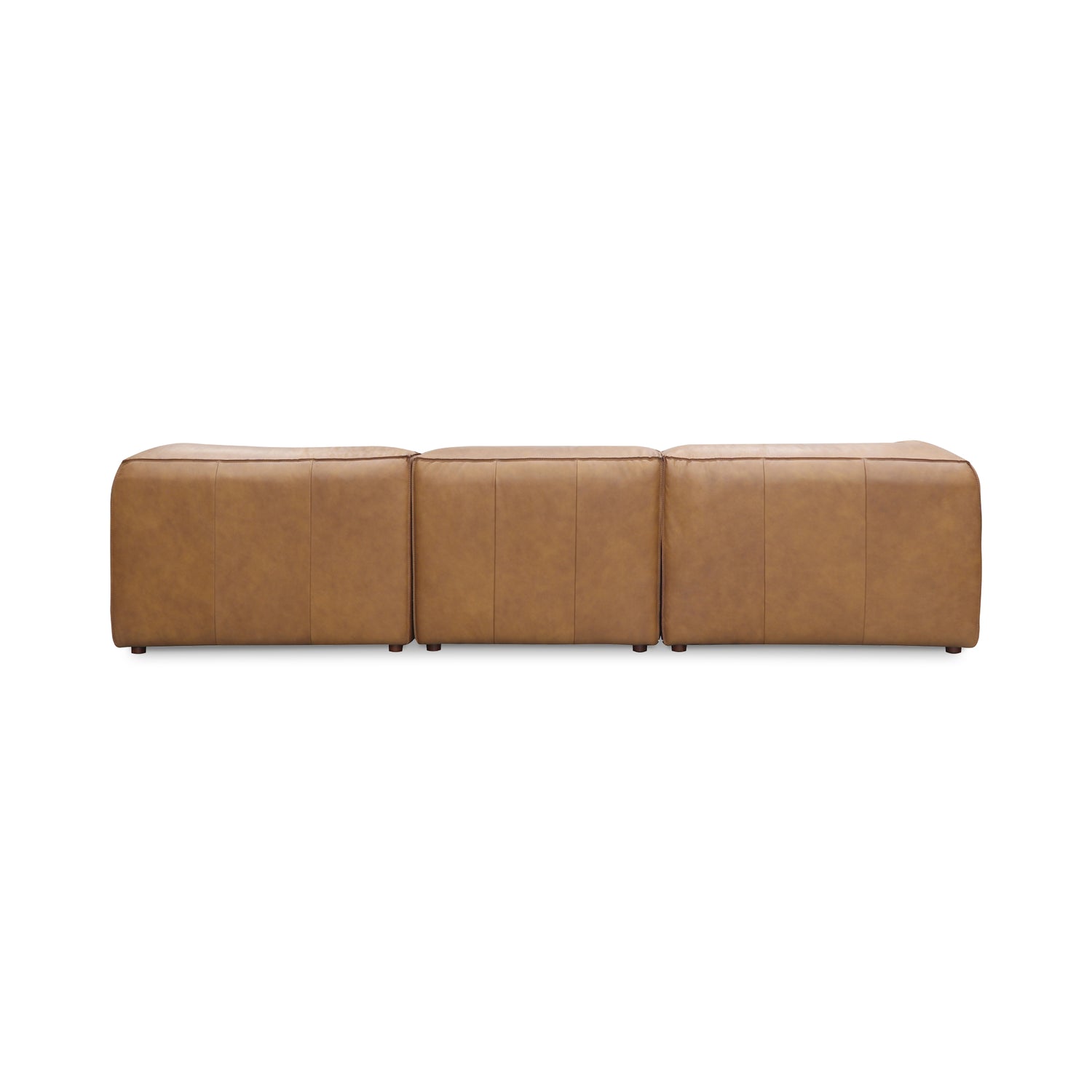 Forma Nook Modular Sectional Sonoran Tan Leather Modular Sectionals, Brown / Solid Wood and Plywood frame