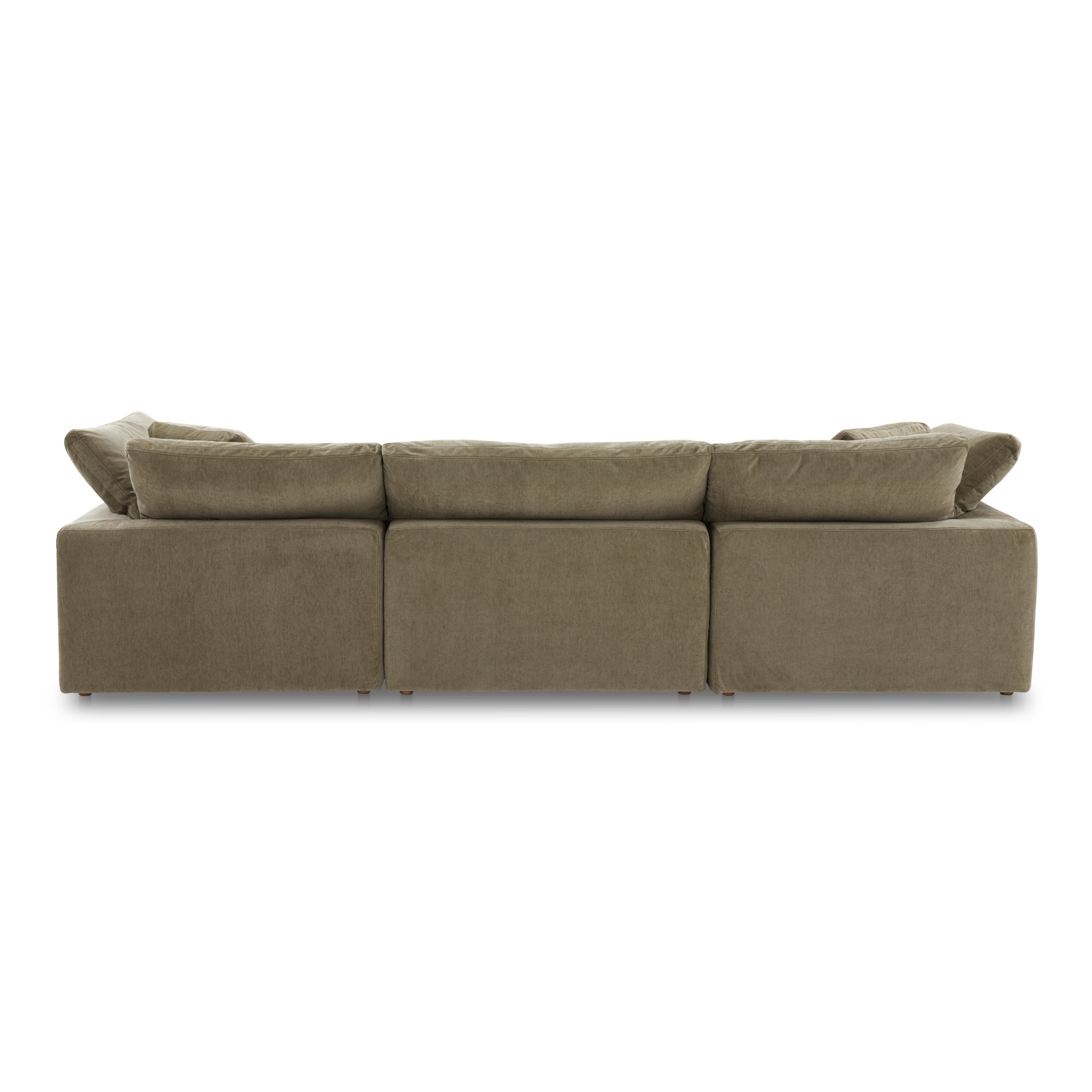 Tera Dream Modular Sectional Desert Sage Modular Sectionals, Green / Wood and Plywood Frame