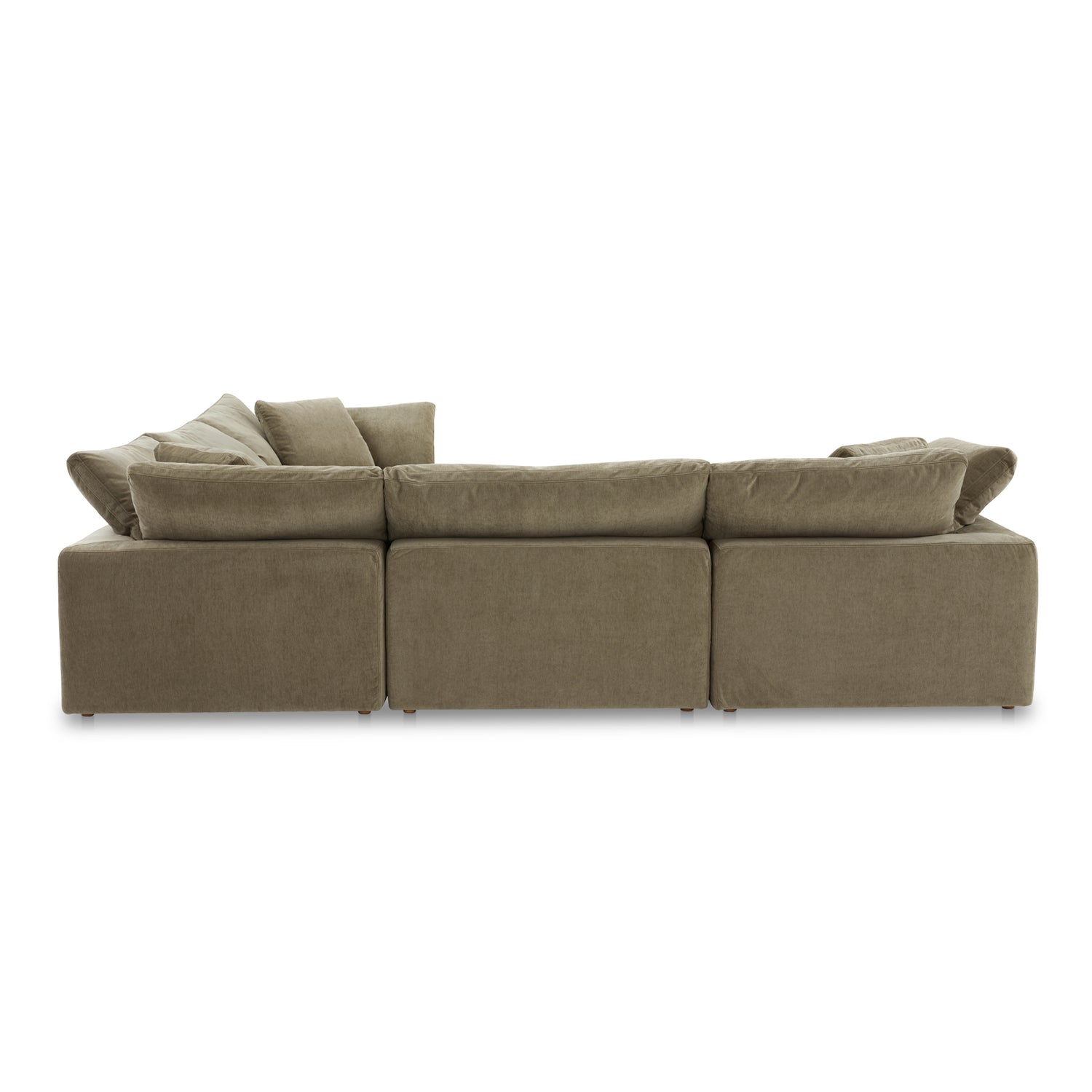 Clive Nook Modular Sectional Desert Sage Modular Sectionals, Green / Wood and Plywood Frame